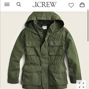 Size 4/5 kids m65 jacket from crewcuts.